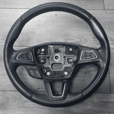 GENUINE FORD KUGA MK2 BLACK LEATHER MUTLIFUNCTION STEERING WHEEL 2015-2020