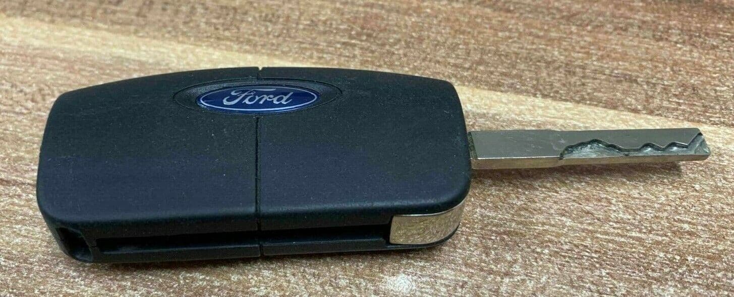 Custodia Portachiavi Protettiva In ABS Lucido Arancione Per Ford – Adatta A S-MAX, Focus, Fiesta, Kuga E Altri (3 Pulsanti)