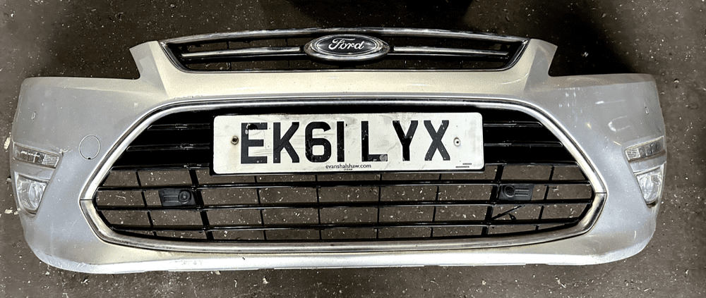 GENUINE FORD MONDEO MK4 FACELIFT FRONT BUMPER MOONDUST SILVER 2010 - 2014