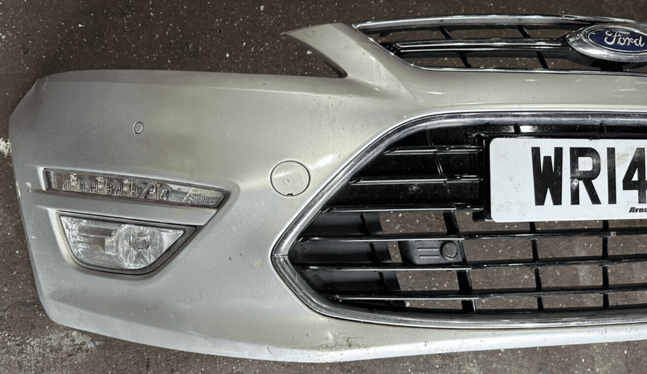 GENUINE FORD MONDEO MK4 FACELIFT FRONT BUMPER MOONDUST SILVER PDC 2010 ...