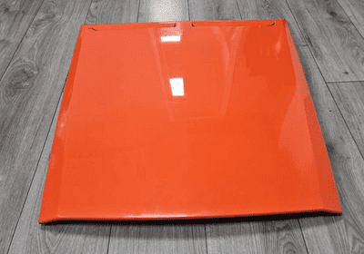 GENUINE FORD MUSTANG ROUSH BONNET JACKAL HOOD SCOOP VENT ORANGE 2015 - 2023