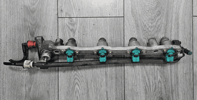 GENUINE FORD PUMA MK1 1.7 PETROL FUEL RAIL & INJECTOR SET 98MF-AA 1997 - 2001