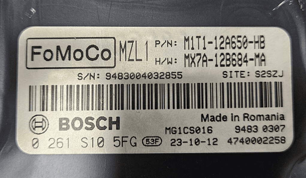 GENUINE FORD PUMA MK2 1 0 PETROL MHEV ECU PCM MODULE M1T1-12A650-HB ...