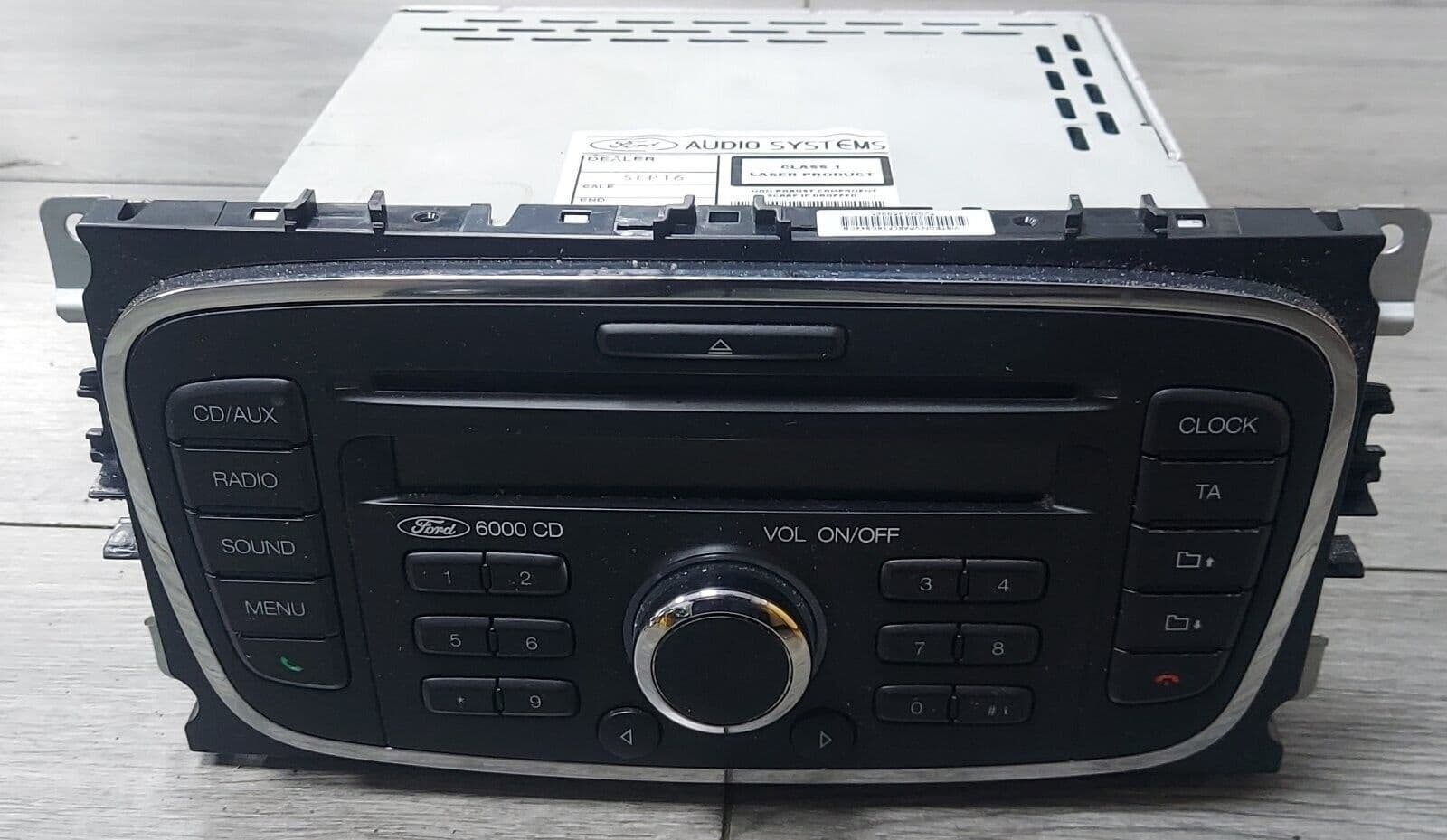 GENUINE FORD S-MAX GALAXY 6000 CD RADIO PLAYER CODE BS7T-18C815-AH 2010 ...
