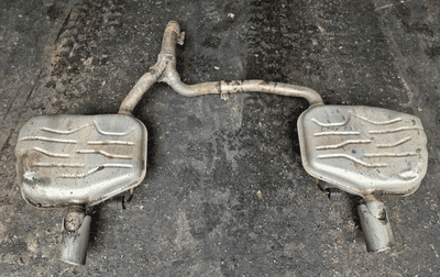 GENUINE FORD S-MAX TITANIUM X SPORT 2.2 TDCI TWIN EXHAUST BACK BOX 2008 - 2010