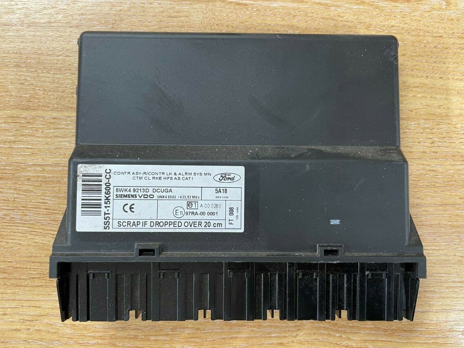 Ford Pem Module GENUINE FORD STREETKA SPORTKA GEM MODULE BCM 5S5T-15K600-CC 2002 - 2006