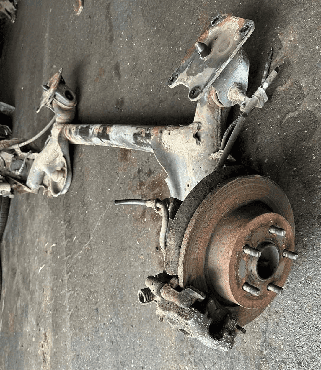 GENUINE FORD TRANSIT CONNECT MK2 REAR AXLE BEAM SUBFRAME DISCS HUBS ...