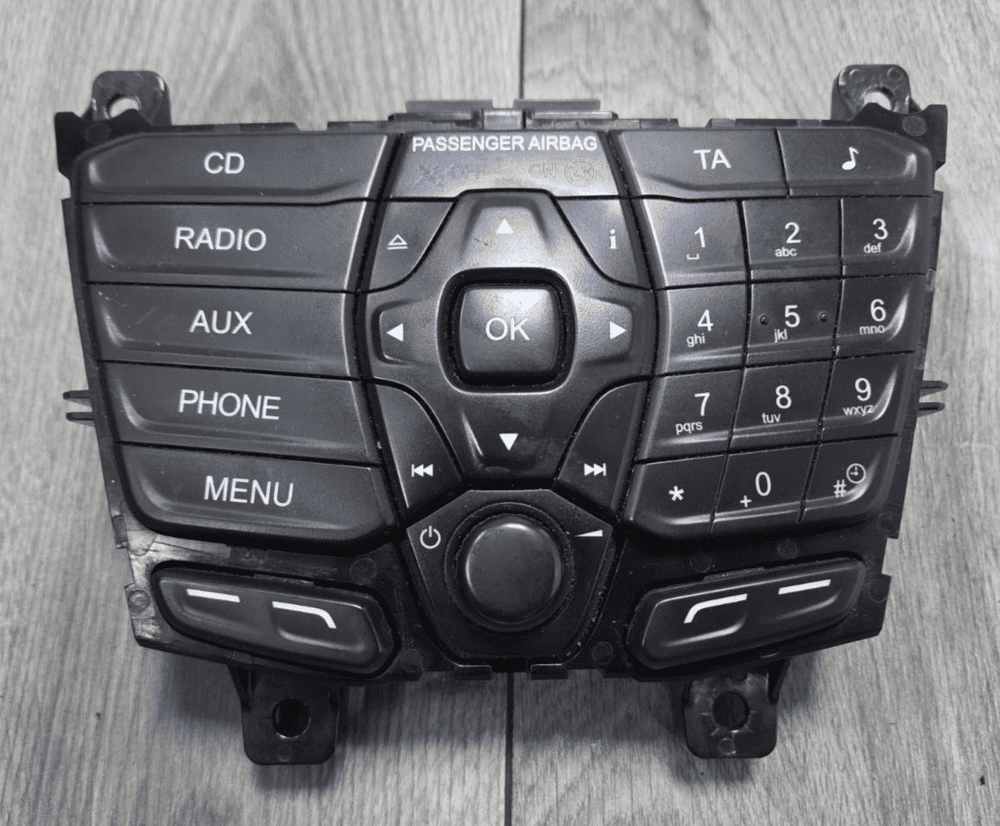 GENUINE FORD TRANSIT CUSTOM CD RADIO CONTROL BUTTONS BK2T-18K811-BE ...