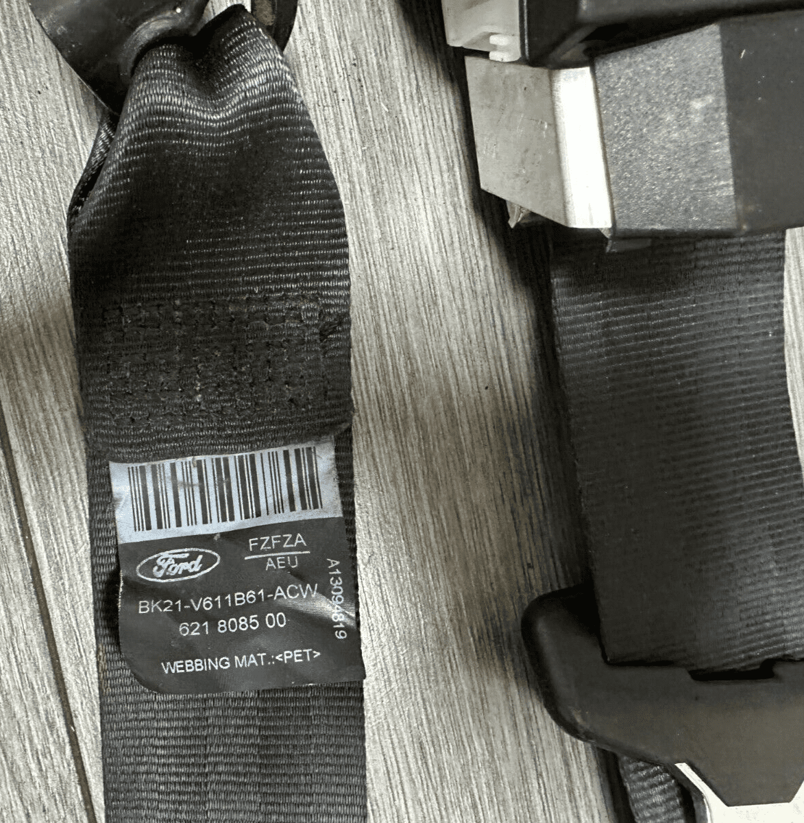 GENUINE FORD TRANSIT CUSTOM MIDDLE CENTRE FRONT SEAT BELT SEATBELT 2012 ...