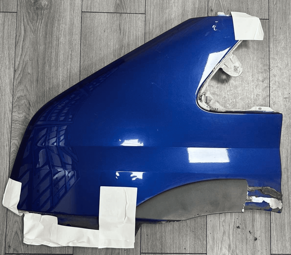 GENUINE FORD TRANSIT MK7 PASSENGER LEFT WING FENDER BLUE 2006 - 2014