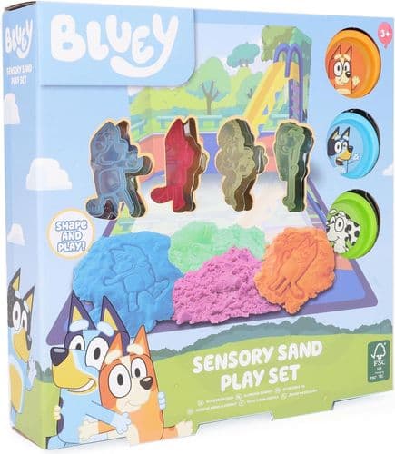 10 Piece Bluey Sensory Sand Activity Set