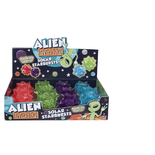 Alien Invasion Flashing Solar Sensory Balls