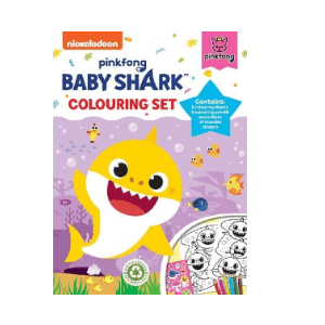 Baby Shark Colouring Set