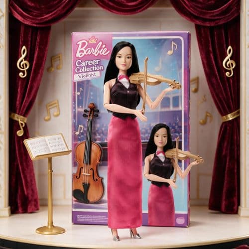 Barbie Careers Fashion Doll & Accessories, Violinist Musician