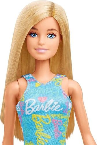 Barbie Chic Barbie Print Dress - Blue