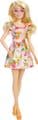 Barbie Fashionistas Doll  Blonde Hair Fruit Print Dress
