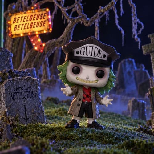 Beetlejuice POP! Horror Vinyl Figure Beetlejuice Guide Hat 9 cm