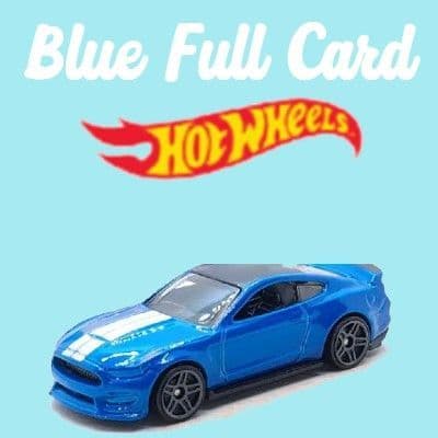 Blue Full Card Hot Wheels