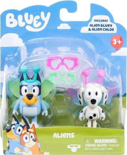 Bluey Aliens Bluey & Chloe 2-Figure Pack