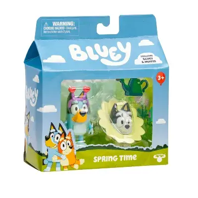 Bluey and Muffin 2-Pack Toy Figure Playset