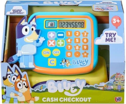 Bluey Cash checkout Piece Pretend Play Checkout Toy with Sounds