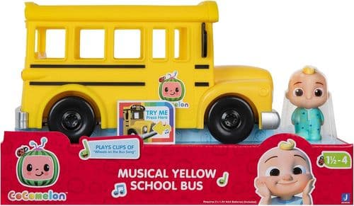CoComelon Official Musical Yellow School Bus