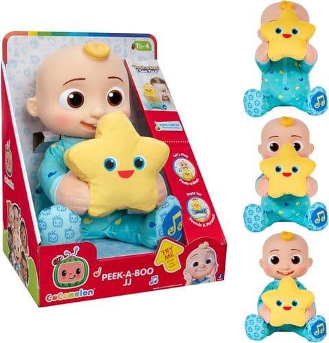CoComelon Peek-A-Boo JJ 10” Feature Plush