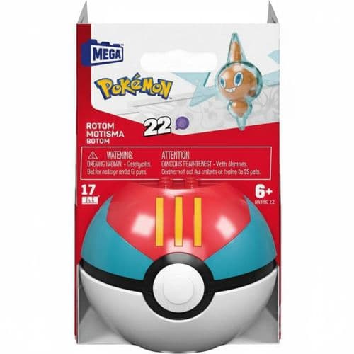 Construx Pokemon Poke Ball 22 Rotom Motisma HWR72
