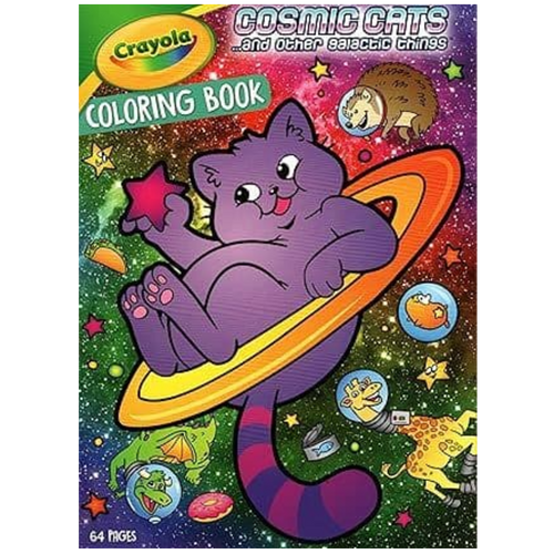 Cosmic Cats and other galatic things colouring book