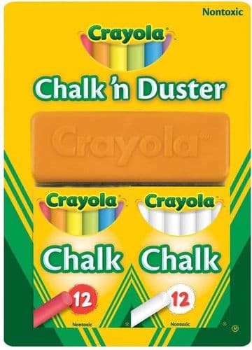 Crayola Chalk and Duster Set