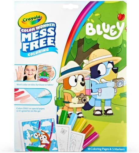Crayola Colour Wonder - Bluey Mess Free Book