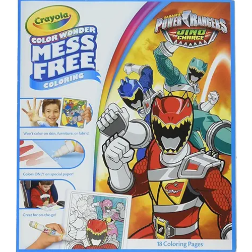 Crayola Colour Wonder Mess Free Colouring Power Rangers Dino Charge