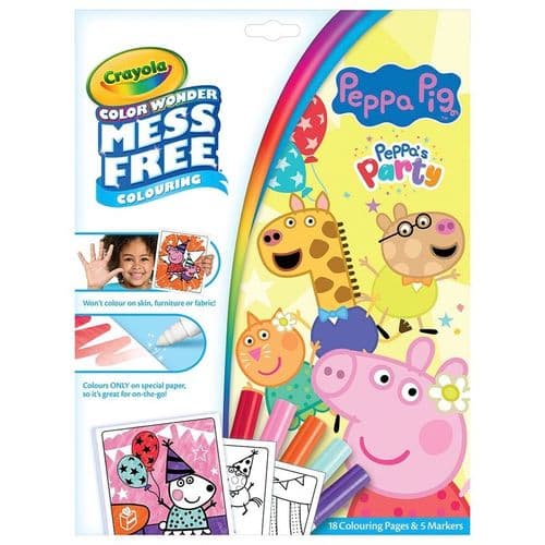 Crayola Colour Wonder - Mess Free Peppa Pig Party Book