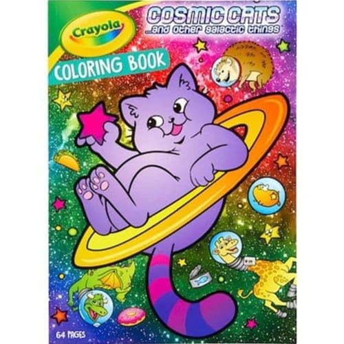 Crayola Cosmic Cats Colouring Book