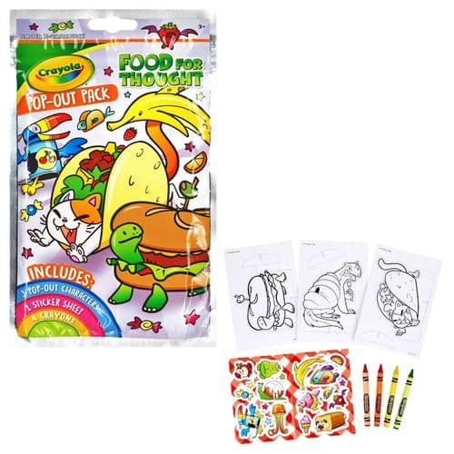 Crayola - Food for Thought Pop-Out Pack