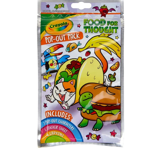 Crayola - Food for Thought Pop-Out Pack