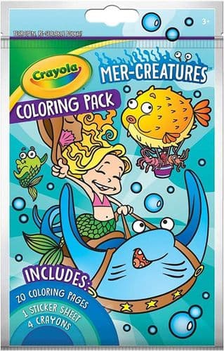 Crayola - Mer-Creatures Coloring Pack