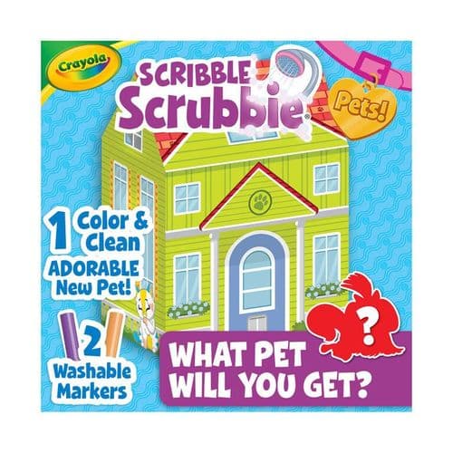 Crayola Scribble Scrubbie Mystery Pet Colouring Box