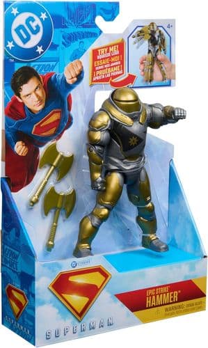 DC Comics, Superman Green Lantern, Epic Strike Action Figure, 15-cm Tall