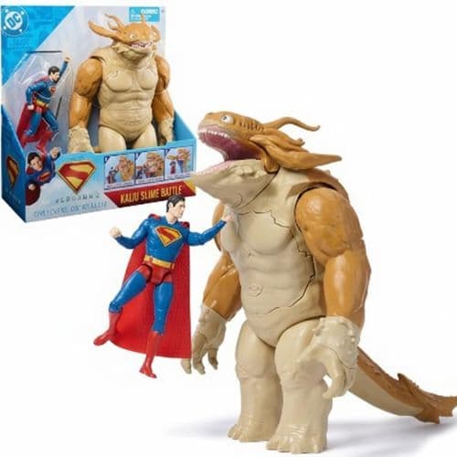 DC Comics,  Superman vs Kaiju Slime Battle, Action Figure with Giant