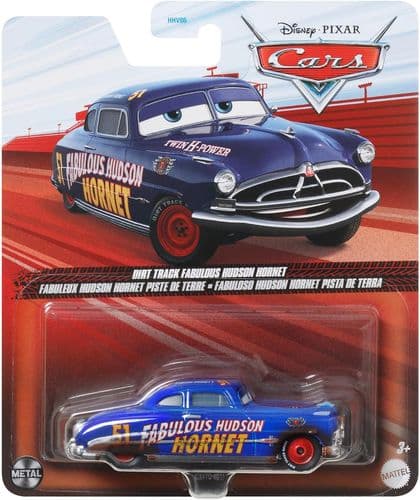Disney Pixar Cars Dirt Track Fabulous Hudson Hornet