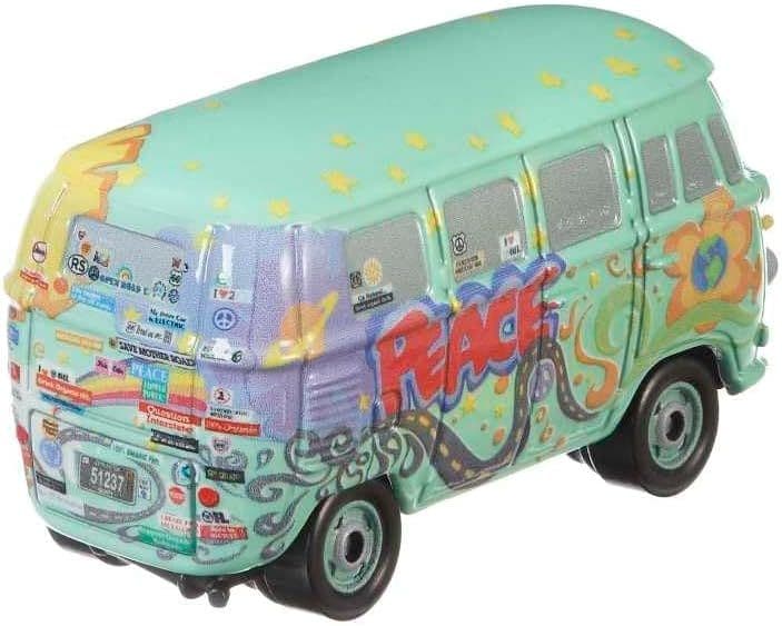 Fillmore The Hippy Car Disney Pixar Cars Fillmore #38 Mattel Hippy Van