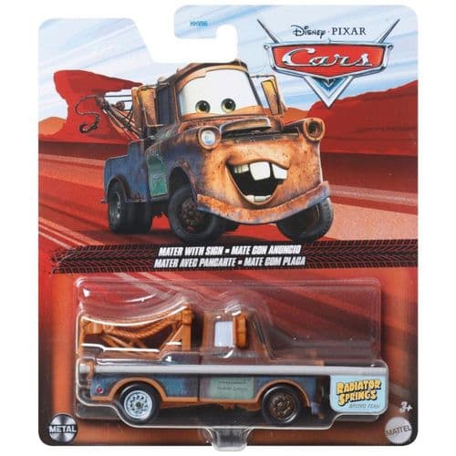 Disney Pixar Cars - Mater with Sign