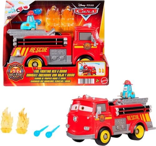 Disney Pixar Cars Race & Rescue Fire Fighting Fire Truck