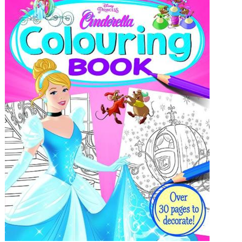 Disney Princess Cinderella Colouring Book