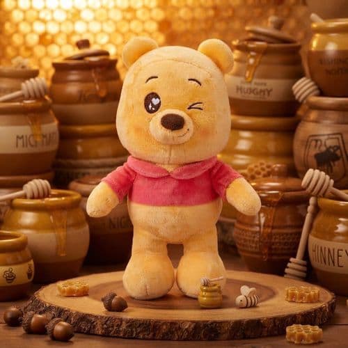 Disney Winnie The Pooh 25cm Plush with Twinkle Eyes