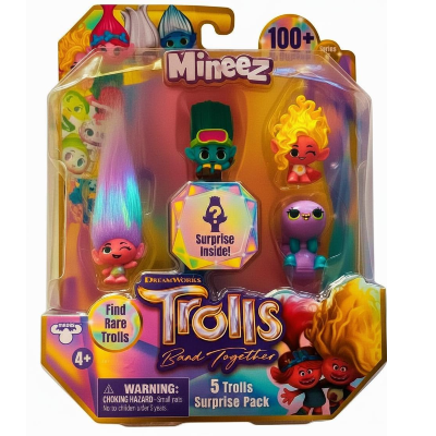 Dreamworks Trolls Mineez 5 Surprise Pack(