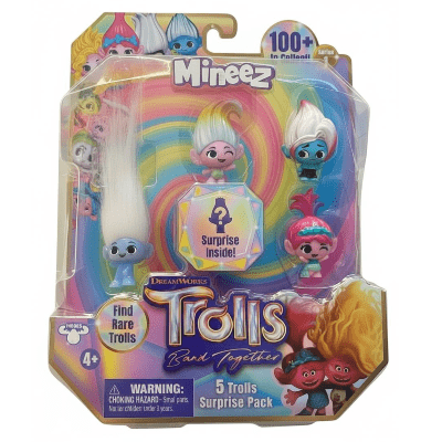 Dreamworks Trolls Mineez 5 Surprise Pack.