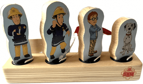 Fireman Sam World of Wood 4-Figure Set