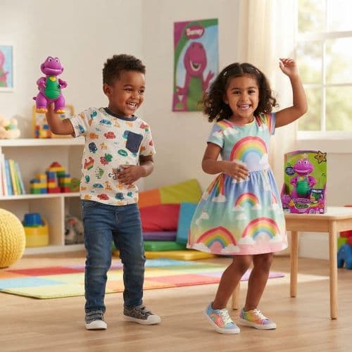 Fisher-Price Barney’s World Heart Hands Barney Musical Toy